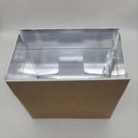 Boîte en carton avec logo personnalisé, boîte en aluminium, boîte pour poisson, viande, légumes, fruits, boîte isotherme en polystyrène pour expédition, grande boîte pour produits congelés