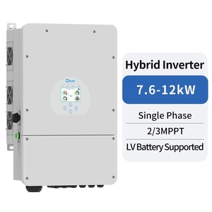 อินเวอร์เตอร์ไฮบริด EU Wholesale Deye SUN-7.6/8/10/12K-SG02LP1-EU-AM2/AM3-P ขนาด 8kw 10kw 12kw 1 เฟส พร้อม Wifi - Product Image 1