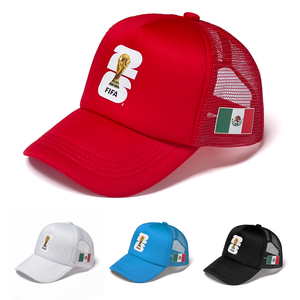 Casquette de baseball légère et respirante en maille avec drapeau du Mexique pour la Coupe du Monde 2026 – Idéale pour les fans de football - Product Image 1