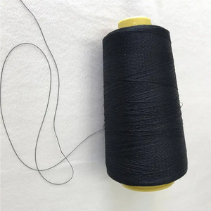 Поставка с фабрики, швейная 100%, шелковая Мягкая Белая и черная шелковая нить для вышивки одежды - Product Image 4