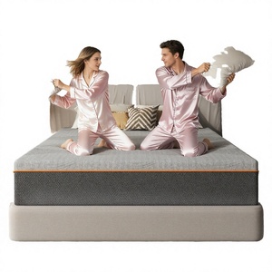 Matelas de chambre moderne Queen Size 14 pouces en mousse à mémoire de forme sans fibre de verre, couches rafraîchissantes douces et respirantes, mobilier de maison - Product Image 2