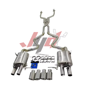 JYD Performance Auto 304 Edelstahl Valvetronic Heck-Auspuffanlage für BMW E92 E90 E93 M3 E9x Auspuff <span class=keywords><strong>E39</strong></span> 540 335I <span class=keywords><strong>N54</strong></span> - Product Image 2