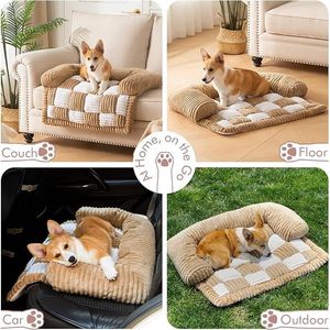 Cross-border best-selling non-slip pet <b>sofa</b> bed with soft, washable mesh, suitable for all seasons, <b>dog</b> and cat mattress. - Product Image 4