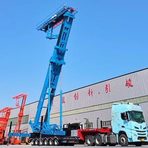 Plataforma Elevadora Hidráulica Motorizada Diésel/Eléctrica HUAYING 45M de Fácil Operación con Control PLC para Ingeniería de Techos - Product Image 2