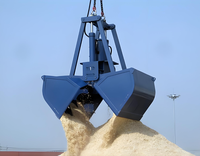 Godet hydraulique à pince en forme de lotus certifié CE MRT 20 tonnes, capacité de 0,5 à 5 m³ pour la manutention par excavatrice (vente en gros)