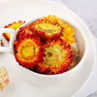Vente en gros de fleurs de Bracteantha Bracteata séchées de haute qualité, fleurs de paille entières saines, thé de chrysanthème coloré arc-en-ciel
