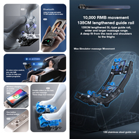 Fauteuil de massage électrique avec rouleaux pour les pieds, thérapie par airbag, fauteuil inclinable pour tout le corps, fournisseur de qualité d'exportation en gros