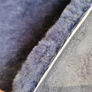 Chất Lượng Cao Mật Độ Úc Cừu Cắt Len Bán Buôn Tùy Biến Dài Cổ Áo Lông Thú Da Chăn Da May Mặc Lông Thú - Product Image 3