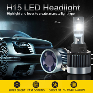 Phare LED Brieyes H15 5700K Blanc 35W Faisceau de route DRL Canbus Plug & Play Étanche IP68 Puce TX personnalisée pour moto - Product Image 2