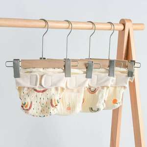 Personnalisé doux mousseline coton crêpe imperméable Premium bébé couche lavable réutilisable infantile pot formation sous-vêtements nouveau-né Nappy - Product Image 1