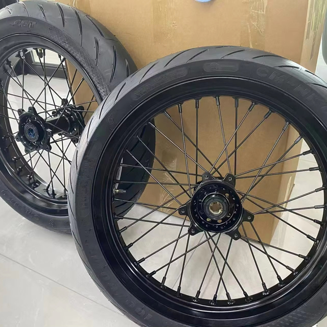 Ultra Bee 17inch Electric surron Bike Supermotos Wheel Set ultra Bee Rear Front Rim Wheel Assembly 17*2.517*3.5 Fit Surron