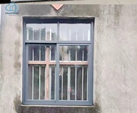 Fenêtre coulissante en aluminium à rupture de pont thermique sur mesure avec verre trempé isolant pour la rénovation de cuisines et de maisons à l'étranger