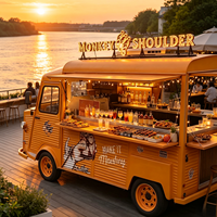 Remolque Comercial de Café Espresso con Máquina de Espresso de Doble Grupo para Servicio de Café de Alto Volumen y Negocios de Catering