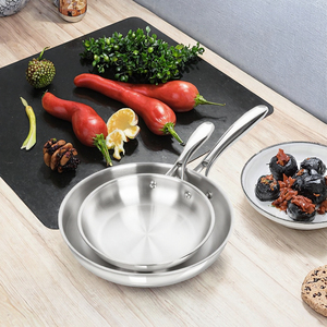 Juego de Sartenes de Acero Inoxidable SS430 al por Mayor <span class=keywords><strong>con</strong></span> Mango Desmontable y Revestimiento Antiadherente para Cocina Doméstica y Restaurantes - Product Image 3
