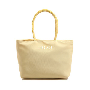 summer fashion candy color daily casual <b>mini</b> fabric tote purse custom printed logo <b>mini</b> <b>hand</b> tote bags - Product Image 6