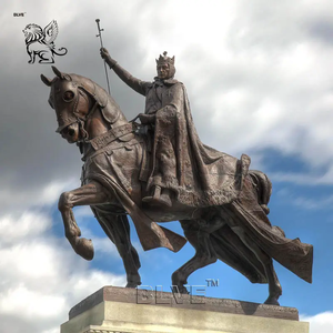 BLVE Grandes Statues De Jardin Décorations Extérieures Statue De Cheval En Bronze, Sculpture De Napoléon En Bronze De Taille Réelle Française - Product Image 4