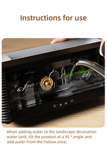 Humidificateur d'huiles essentielles portable en plastique avec LED multicolores à effet flamme, contrôle par bouton, pour usage domestique, VR et extérieur - Product Image 4