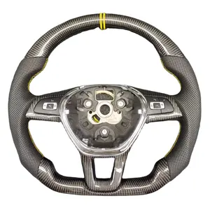 Рулевое колесо из натурального углеродного волокна YTcarbon для VW Golf GTI R MK7 volkswagen jetta r line