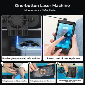 Xwitzeal V3 10W Laser loại bỏ <span class=keywords><strong>iPhone</strong></span> trở lại máy thủy tinh cho <span class=keywords><strong>Iphone</strong></span> 8-16 Series phía sau máy ảnh tự động tập trung Laser keo Remover Công cụ - Product Image 3