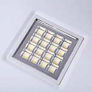 Placa de teto ultra brilhante, 15w 30w 40w 45w 60w led ultrafino embutido painel de luz quadrado