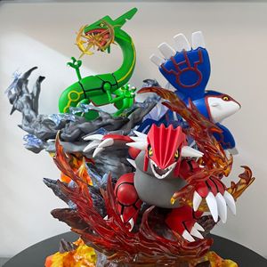 Trois figurines légendaires <span class=keywords><strong>Pokémon</strong></span> Rayquaza Groudon Kyogre, modèle idéal pour les collectionneurs et les fans de figurines <span class=keywords><strong>Pokémon</strong></span> pour la décoration de bureau - Product Image 5