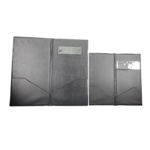 Porte-Comptes en PVC Noir Personnalisé, Étui Imperméable en Plastique pour Reçus de Restaurant, Porte-Comptes pour Clients, Dossier de Reçus pour Café, Hôtel, Bar - Product Image 5