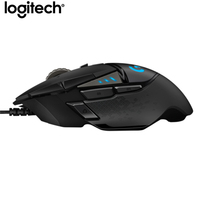 Mouse Gaming Profesional Logitech G502 HERO RGB 25600DPI Mouse Pemrograman dengan Sinkronisasi Cahaya yang Dapat Disesuaikan untuk Gamer