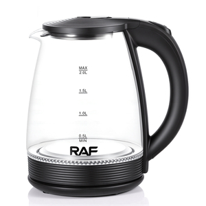Bouilloire électrique <span class=keywords><strong>RAF</strong></span> 1500W Ébullition rapide Design en verre Capacité de 2,0L avec arrêt automatique Sécurité et base pivotante à 360° Hervidor Eléctrico - Product Image 2