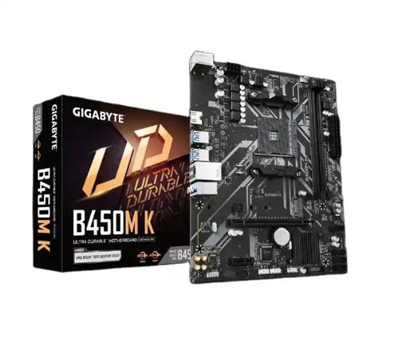 New giga byte B450M K AM4 motherboard