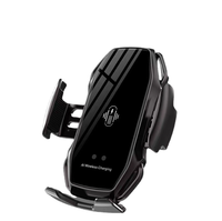 Support de chargeur sans fil pour voiture A5 avec sortie maximale de 15 W, support de téléphone portable de type C, ouverture et fermeture automatiques par induction infrarouge