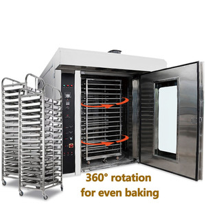 Forno Rotante Elettrico o Diesel Vigevr per <span class=keywords><strong>Pizza</strong></span> e Panini Francesi, 380V, 16 Vassoi, Attrezzatura da Forno Professionale - Product Image 3