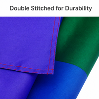 Drapeaux et bannières personnalisés neufs, impression numérique, couleurs vives, polyester imperméable, utilisation intérieure et extérieure, vente en gros par le fabricant