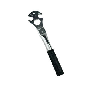 Clé à vélo 15-24 mm, outil de démontage d'axe de pédale, outil manuel en métal, poignée noire, outil de réparation pour l'entretien des vélos - Product Image 5