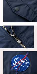 Chaqueta bomber informal personalizada con logotipo bordado y abrigos para hombre, líder en la industria, <span class=keywords><strong>precio</strong></span> al por mayor, sudaderas con capucha, ropa de calle para hombre - Product Image 5