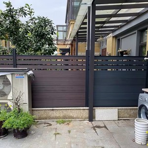 Paneles de Cercado de Jardín de Madera Compuesta, Resistentes al Agua, Duraderos, Fáciles de Montar, para Casas y Jardines - Product Image 6