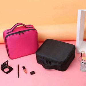 Muestra gratuita, bolsa de maquillaje impermeable personalizada, muy vendida, bolsa de maquillaje profesional portátil para artistas de belleza, agencia de viajes - Product Image 4