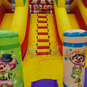 Tobogán inflable comercial para niños, castillo inflable con tobogán y brincolín para exteriores. - Product Image 5