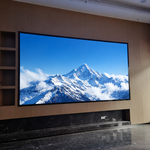 Customized Size Full Color 4K Indoor Fine Pixel Pitch LED Display Commercial Wireless Advertising Video Wall Large Screen