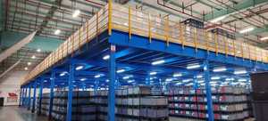 Plateforme de mezzanine personnalisable en acier, rayonnages industriels robustes en acier thermolaqué pour entrepôt, rayonnages de stockage pour grenier - Product Image 5