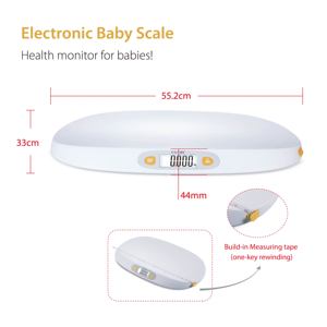 Elektronische Säuglings waage 25kg Kapazität für den klinischen Einsatz Neugeborenes Haustier Gewicht Höhe Kopf größe Messgerät - Product Image 3
