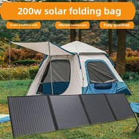 Panneaux solaires pliables 100W/200W/300W/400W pour la recharge en extérieur, fabriqués en Chine, directement de l'usine, transfrontalier