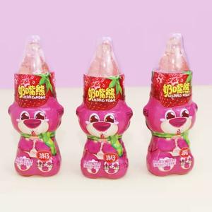 Vente en gros Sucette saveur fruit fraise Ours bonbon dur saveur cola bonbons coulants - Product Image 4