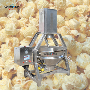 Máquina de <span class=keywords><strong>Palomitas</strong></span> de Maíz Comercial de Gran Capacidad, Doble Accionamiento a Gas y Eléctrico, Equipo de Procesamiento de Sabor a Caramelo y <span class=keywords><strong>Mantequilla</strong></span> - Product Image 2