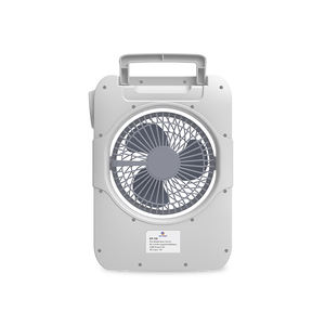 Hot Popular 6v 4.5AH Lead-acid Battery Portable Solar Rechargeable <strong>Fan</strong> with LED Light for Camping and Emergency - Product Image 4