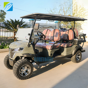 Robetaa Multifunctionele Off-Road Kar Sightseeing Hotel Beveiligingspatrouillewagen Elektrische Vierwieler 6-persoons Voertuig Golfkar - Product Image 2