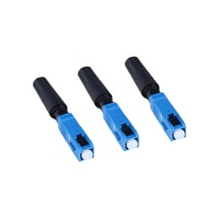 Cable óptico tipo arco de conector rápido plano FAOC para 3G 4G TCP WiFi Cable de caída montaje de campo SC APC para equipo de fibra óptica