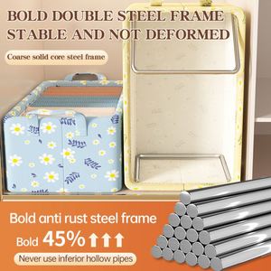 Organisateur de vêtements pliable en tissu non tissé pour armoire, boîte de rangement pour vêtements, vente en gros - Product Image 4