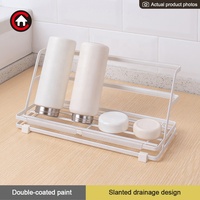 Étendoir à tasses en métal Porte-bouteille de cuisine Organisateur de comptoir Support pour tasse à eau Stockage du couvercle du gobelet