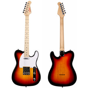 GECKO Offres Spéciales Instruments de musique à cordes Qualité Tilleul Guitarra Electrica TL Manche en érable <span class=keywords><strong>Guitare</strong></span> électrique 6 cordes - Product Image 2