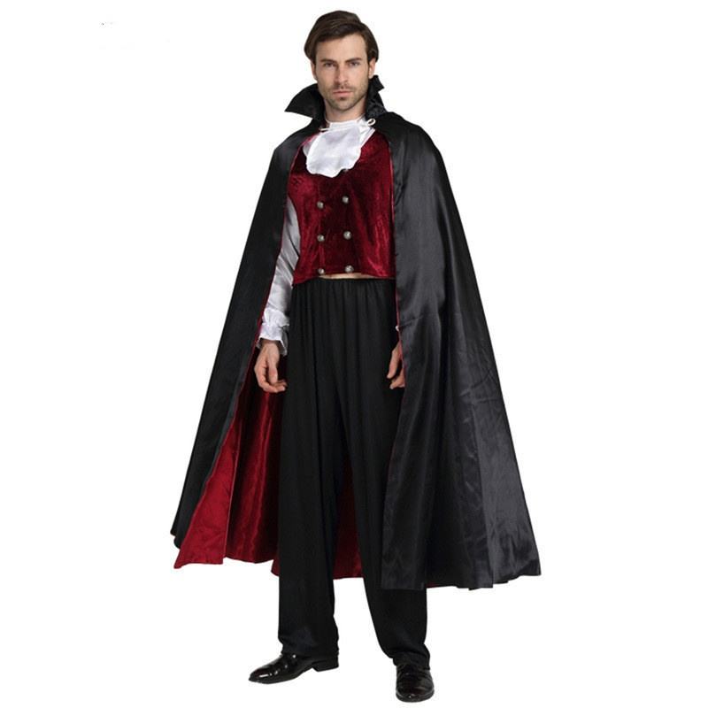 Costume Uomo Mare Costume Da Vampiro Deluxe Per Adulti Uomo - Completo Per Halloween, Taglia Unica, Nuovo UK Costume Nike Uomo - Foto 10